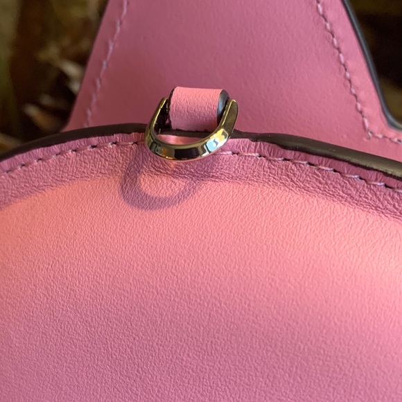 LIMITED ED🔥Authentic KATE SPADE Italian leather Cat zip top crossbody/Clutch - Picture 8 of 13